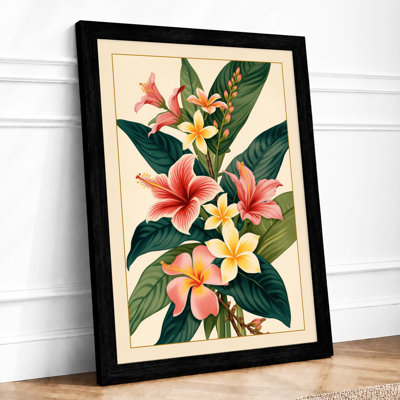 Flowering Stem Study Botanical - Framed Print