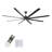 96 Inch Industrial DC Motor Ceiling Fan