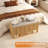 39.4In Shoe Bench With Storage And Led Light-757831551