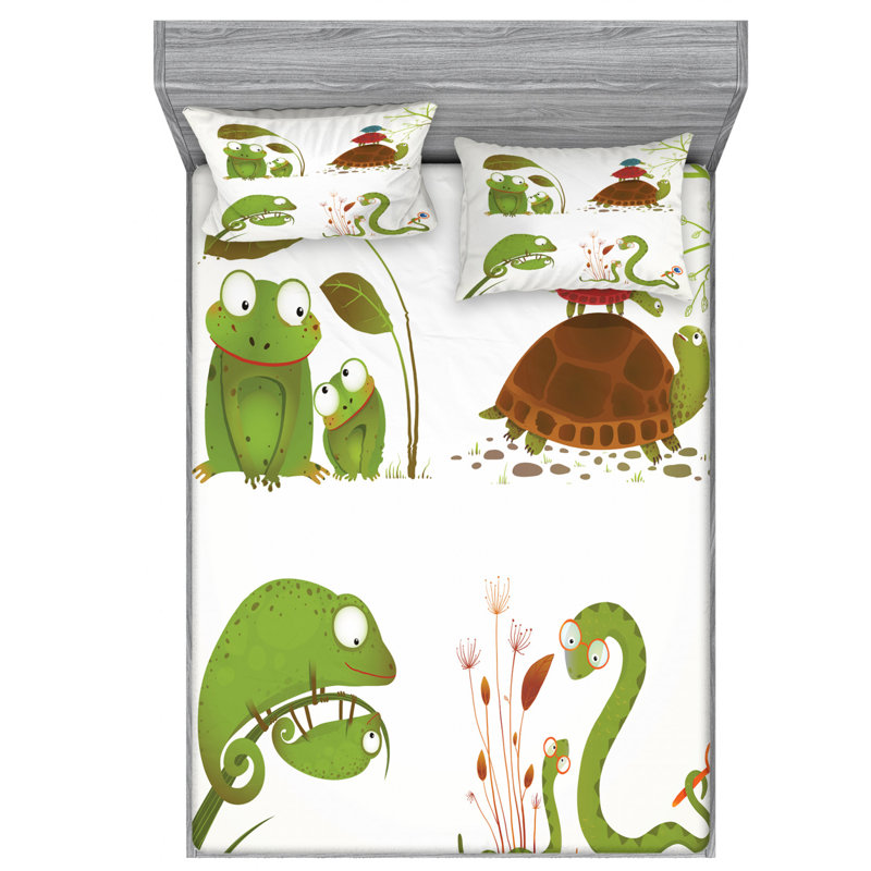 Microfiber Sheet Set, Queen Sheet Set + Fitted Sheet + 2 Pillowcases