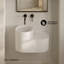 Lavabo mural ovale 20 po Monaco