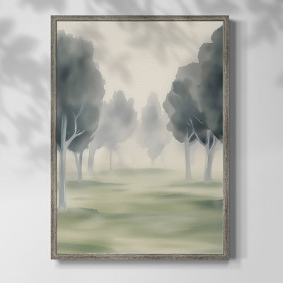 «LANDSCAPES Series LXIV», reproduction encadrée - bois massif