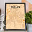 Berlin City Map - No Frame Print-1273127338