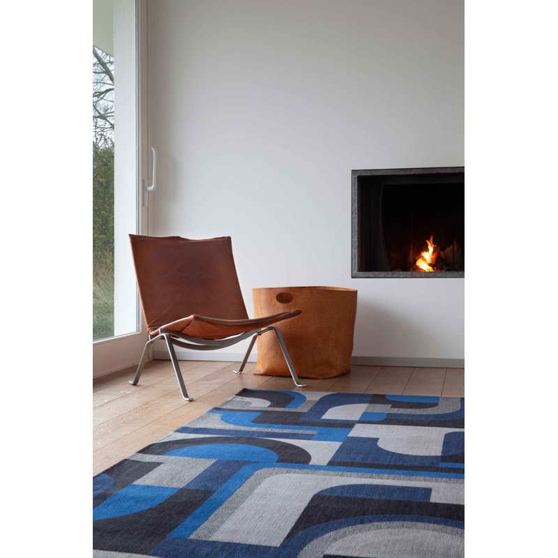 Geometric Area Rug, Rectangle 280cm x 390cm