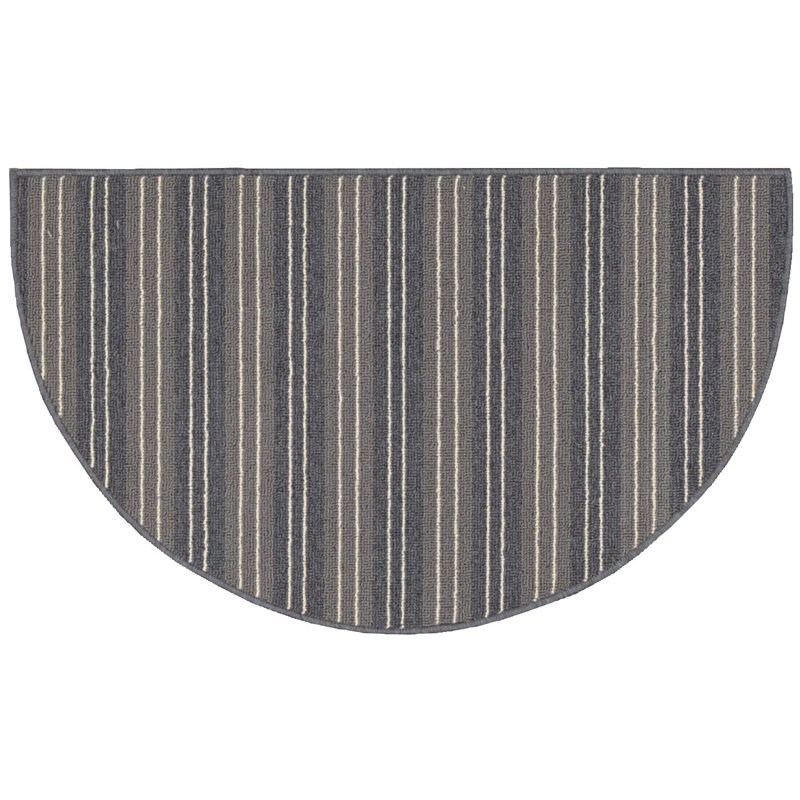 Striped Indoor Rug, Slice 1'8" x 2'10"