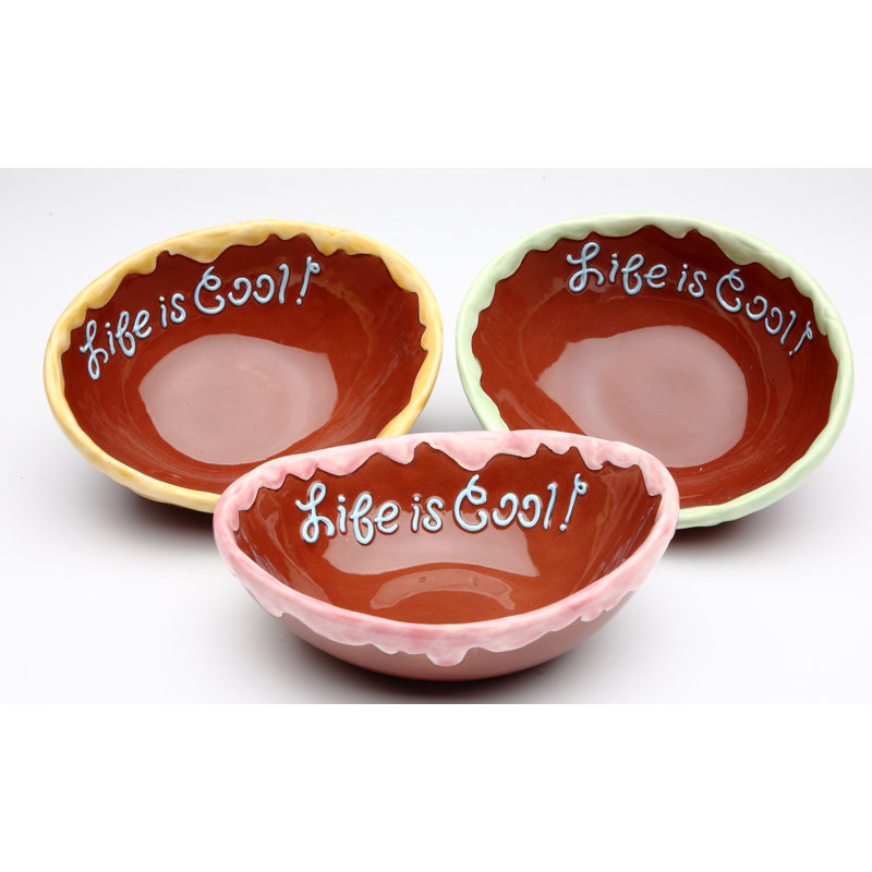 Gunkil 3 Piece Ice Cream Dessert Bowl Set