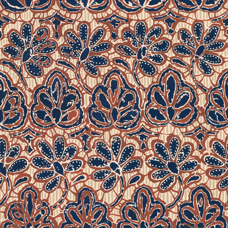 Batik indonésien III, H 12 po x l 12 po