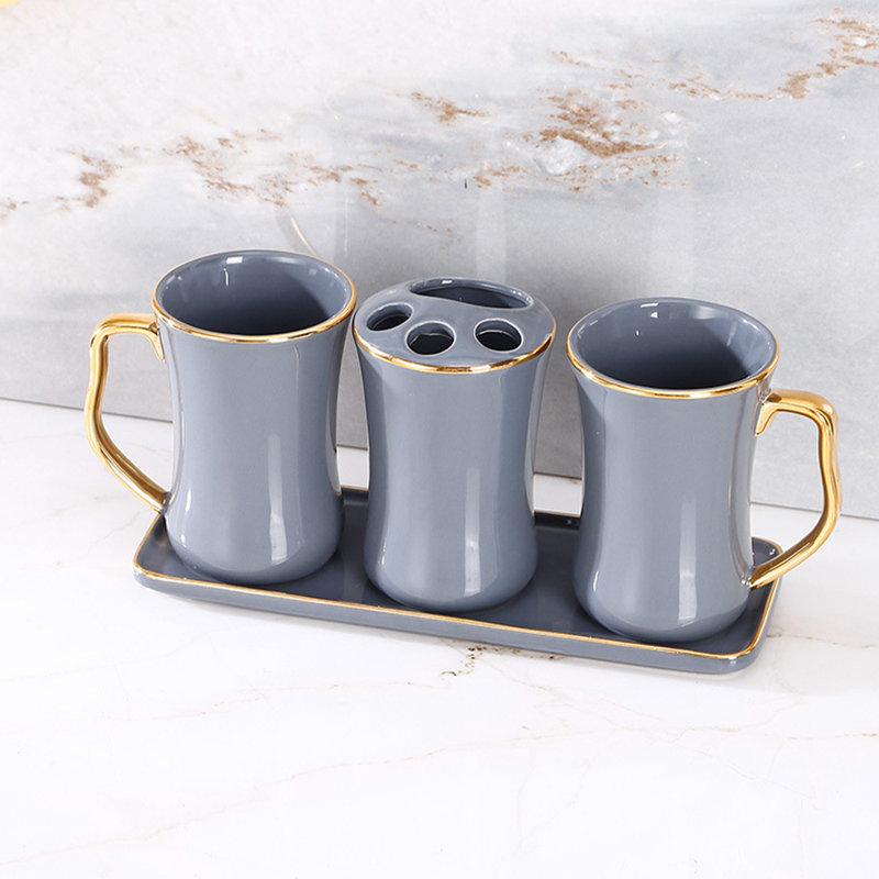 Ensemble complet d'accessoires de salle de bain 4 pièces