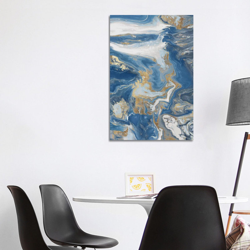 «Fluid Memories III» par Eva Watts, reproduction d'art sur toile tendue, H 40 po x l 26 po x P 1,5 po