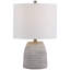Lampe de table standard grise 20 "Adrien