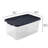 Sterilite Clear Plastic Stacking Storage Containers w/ Lid-98364712-98364711