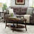 Perth Espresso Oval Coffee Table With Shelf
