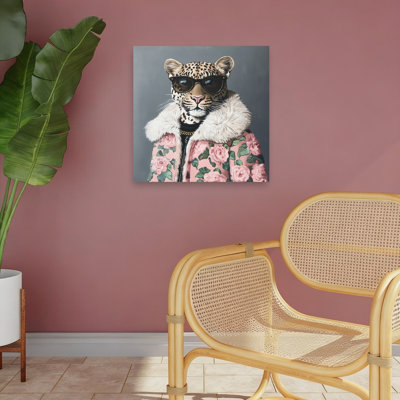 «Leopard Chic», art mural contemporain