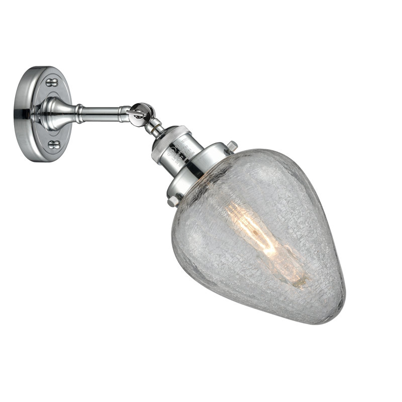 Shauna Armed Sconce, Polished Chrome