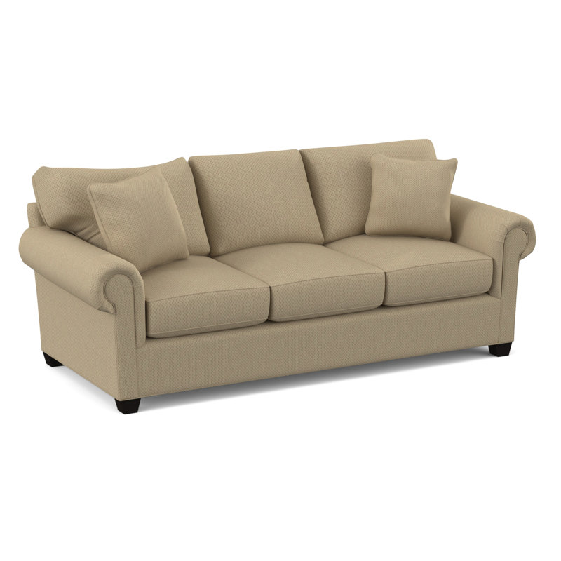 Grace 86" Sleeper Sofa Bed with Reversible Cushions, Innerspring, Antic Sahara