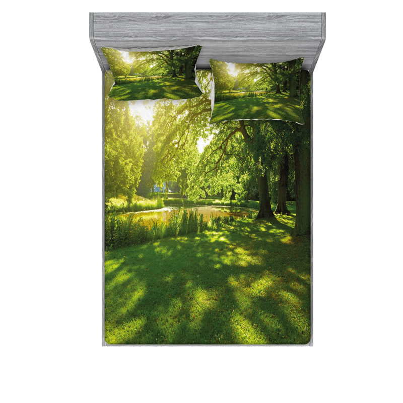 Microfiber Sheet Set, Full/Double Sheet Set with Fitted Sheet