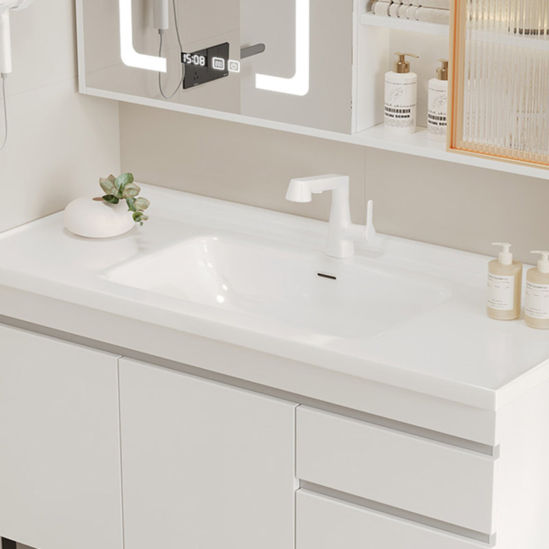 Modern simple light luxury bathroom cabinet