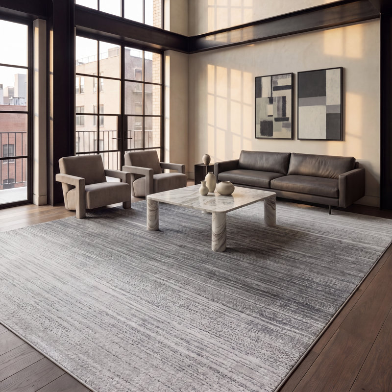 Tapis gris Escudero, Rectangle de 10 pi x 14 pi