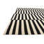 Tapis noir et blanc Ohlson