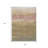 3' X 5' Tan And Beige Abstract Washable Indoor Outdoor Area Rug