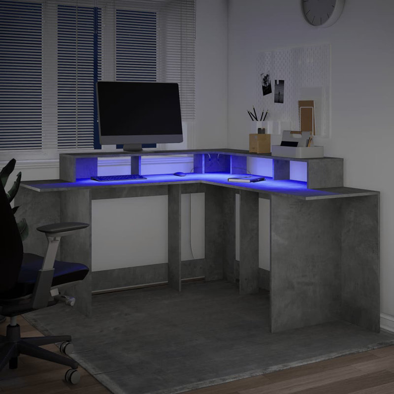 Desk, Concrete Grey
