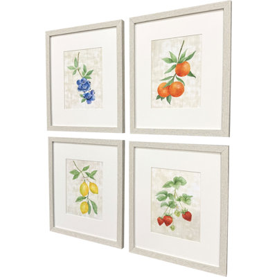 Fruit in détail, art encadré