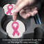 Ensemble de 2 sous-verres Breast Cancer Ribbon