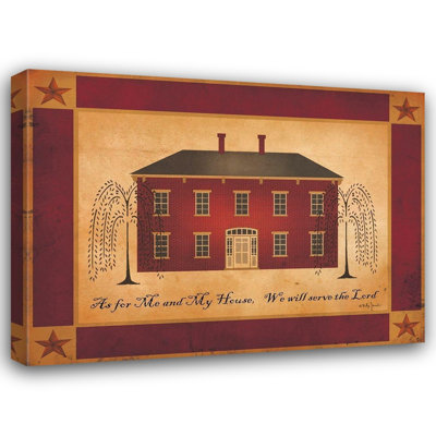 ArtDirect Jacobs, Billy Gallery Wrapped Canvas Art Titled: As For Me