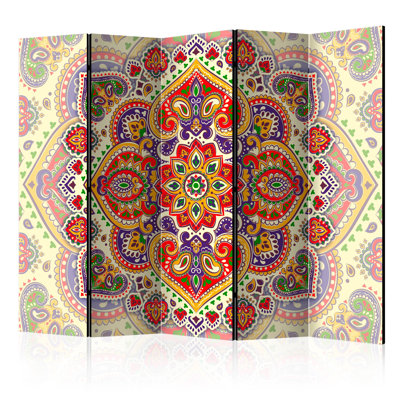 Majorelle Solid Wood Folding Room Divider