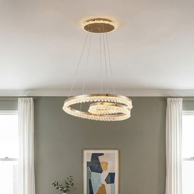 1 - Light Natural Dome Pendant