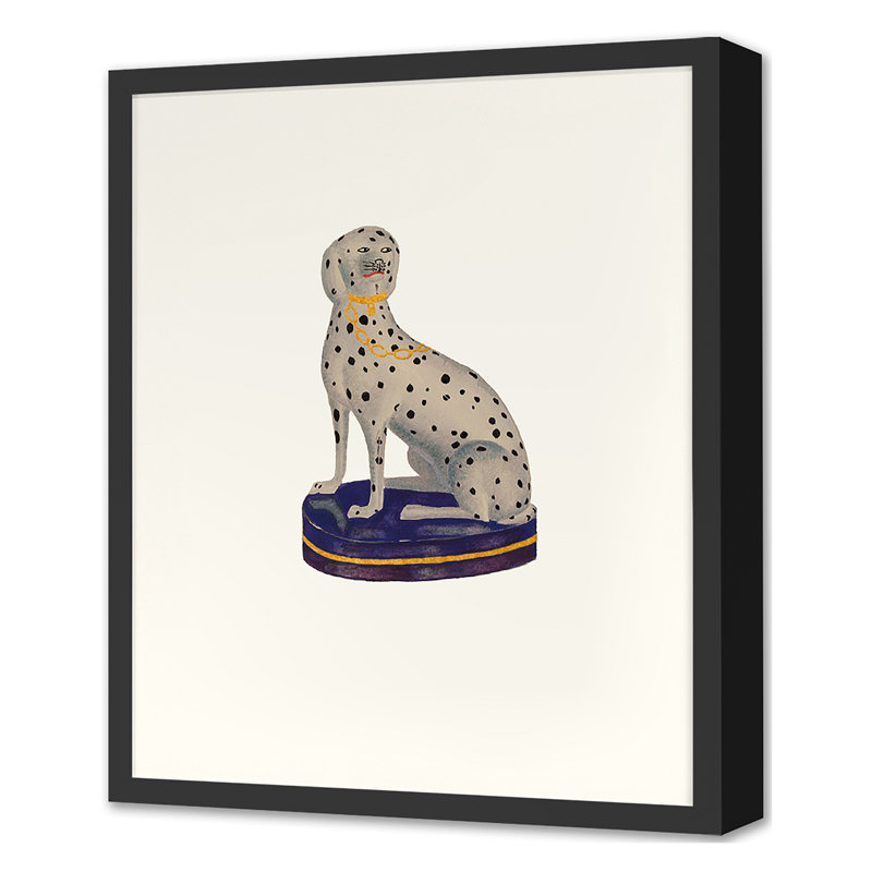 Dalmatian 1 Print by Grand Archives, Black Single Picture Framed, 22'' H x 18'' W