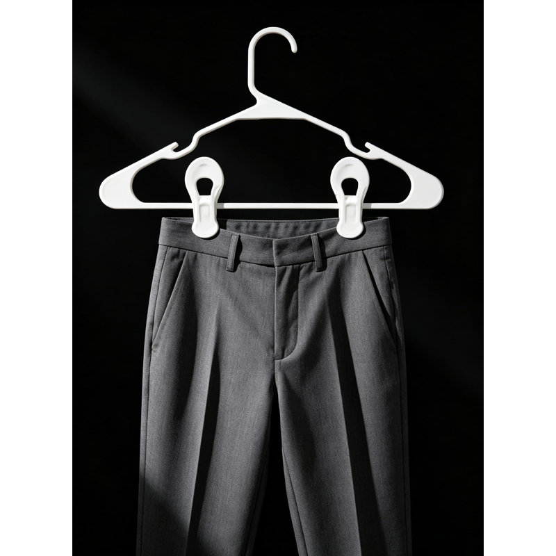 Paquet de 20 pinces polyvalentes pour cintres, pinces à vêtements standard en plastique, durables et polyvalentes pour organiser et suspendre les vêtements