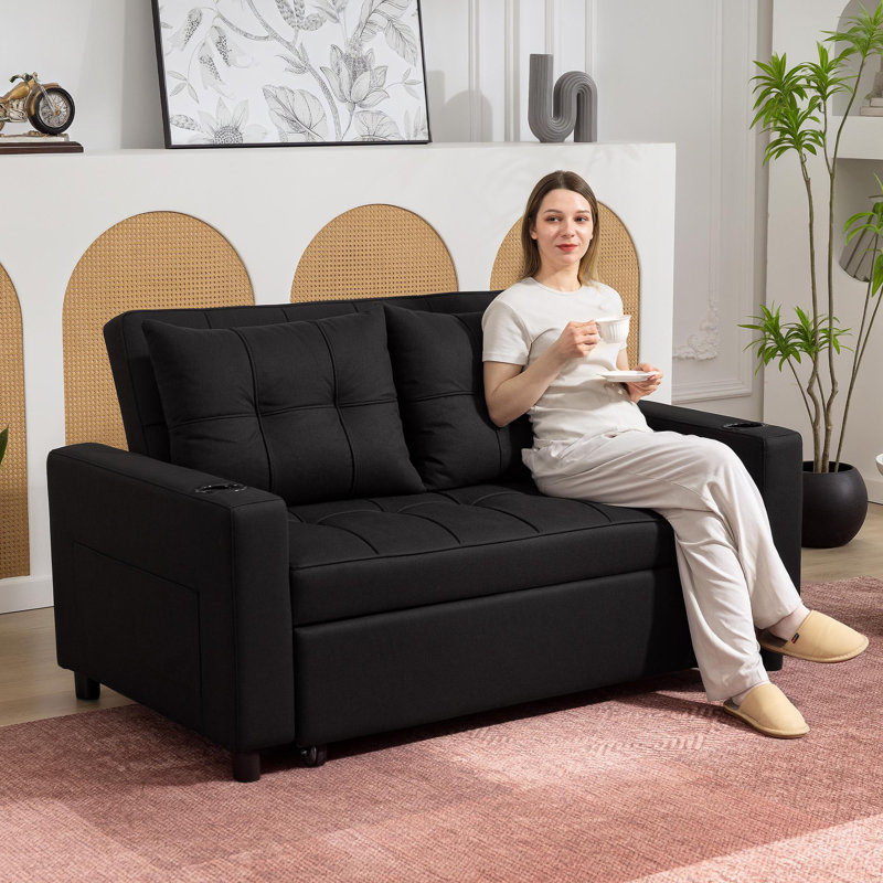 2 Seater Sofa, Black