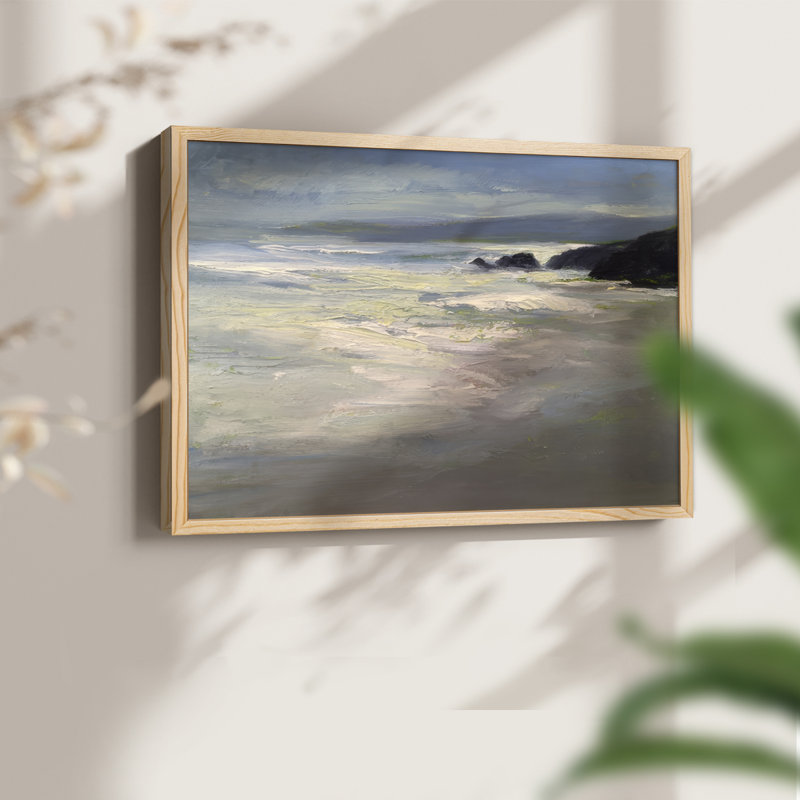 Pacifica -Framed Print - Restickable, Naturel, H 16 po x l 20 po