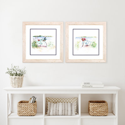 " Summer Ride S/2 " 2 - Pieces Painting Print
