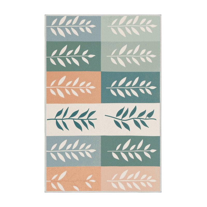 Forest Mosaic Rug, Rectangle 8' x 12'