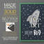 «Cow in Space I», reproduction encadrée de qualité supérieure - prête à être accrochée - aucun clou requis - aucun clou requis-810840019-810840025