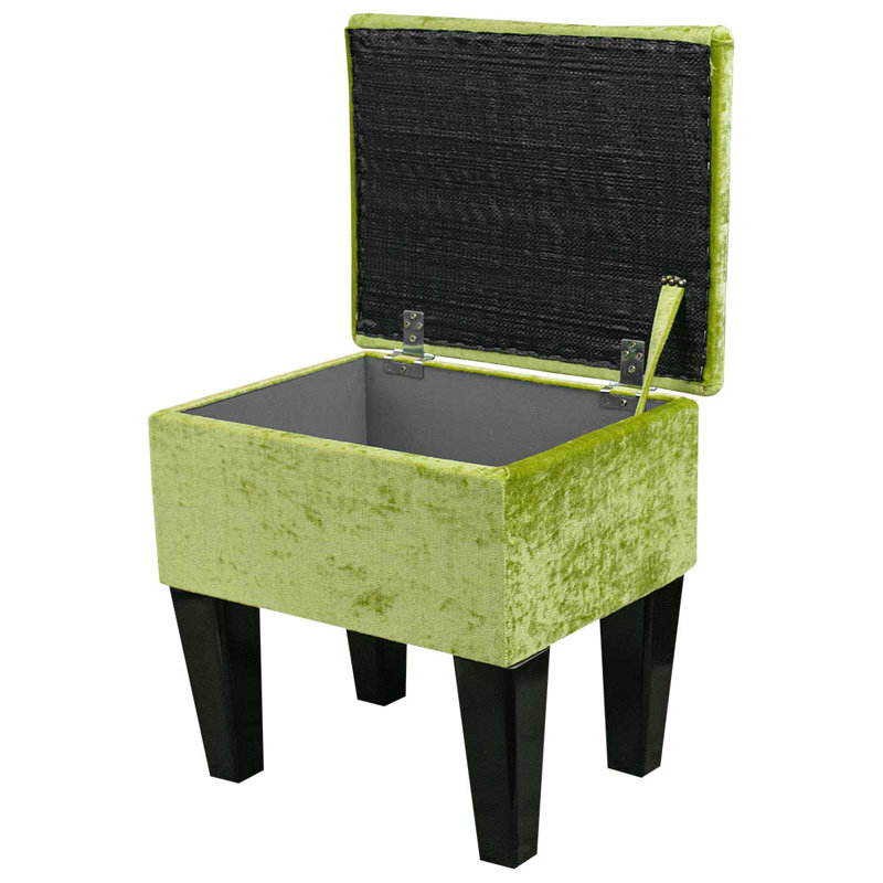 Solid + Manufactured Wood Accent Stool