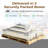 79" L Shaped Executive Desk with Drawers, Modern Desk with LED & Power Outlets, Large Corner Office Desk Workstation-1659226352