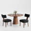 Ensemble de table de salle à manger 43 po avec chaises rembourrées 2/4/6, ferme moderne pour la salle à manger et la cuisine-476892442-476892444-476892443