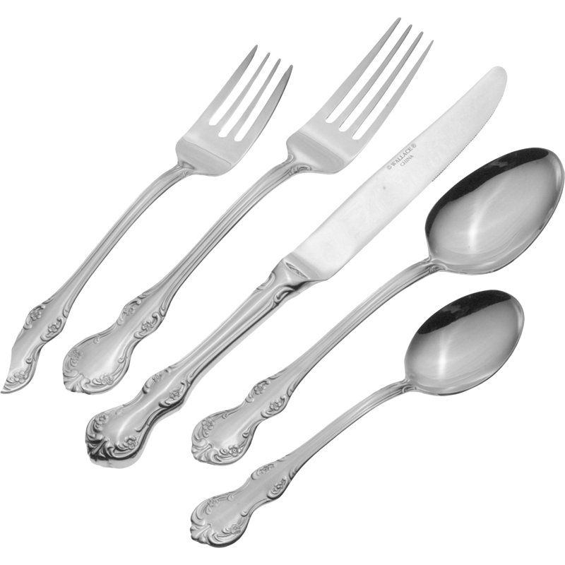 Pfaltzgraff Pfaltzgraff Vienna 20-Piece Stainless Steel Flatware Set, Service for 4