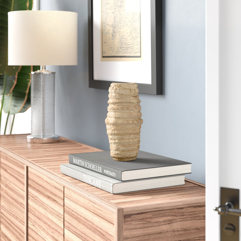 Bellflower Paper Table Vase, 12" H x 5" W x 5" D" 