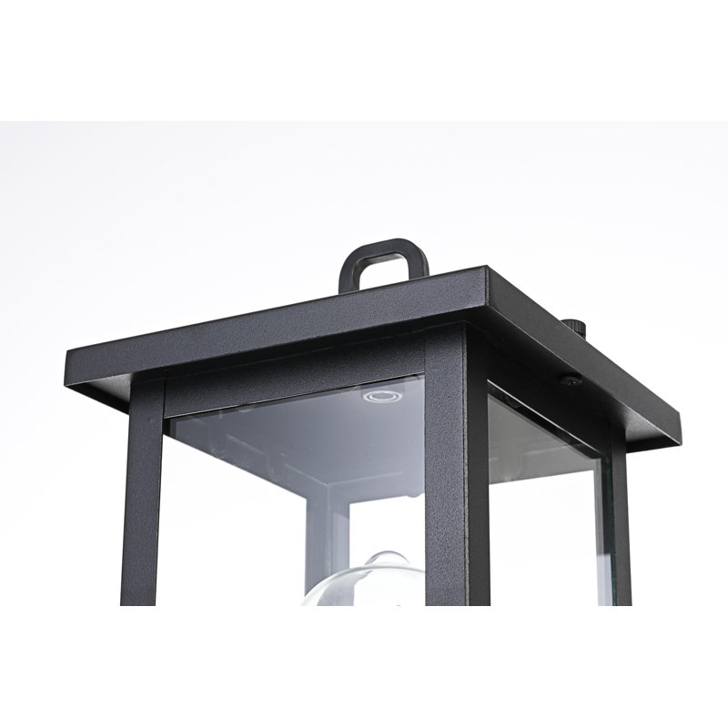 Lampadaire d'extérieur 6 pouces noir Mershon
