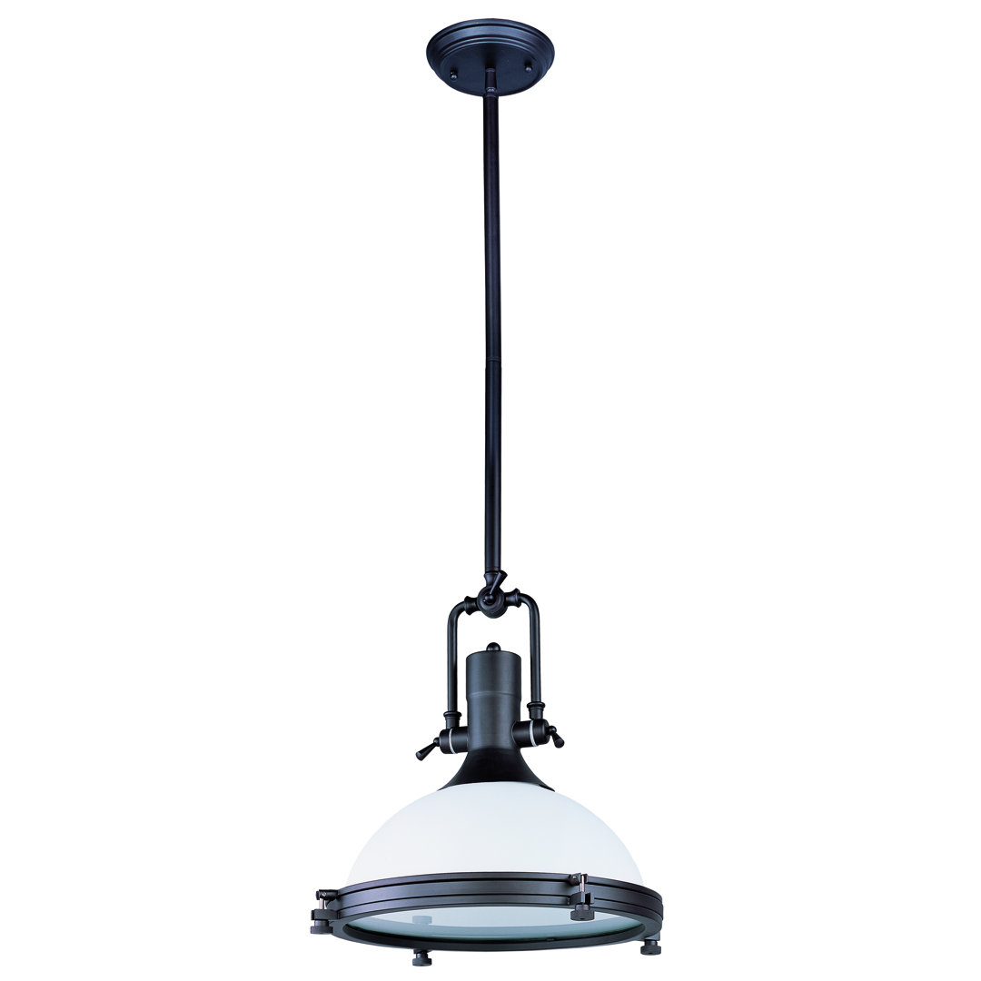 Rushmore 1 - Light Single Dome Pendant Breakwater Bay 