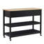 Newhaven Solid Wood Bar Cart-1122840524