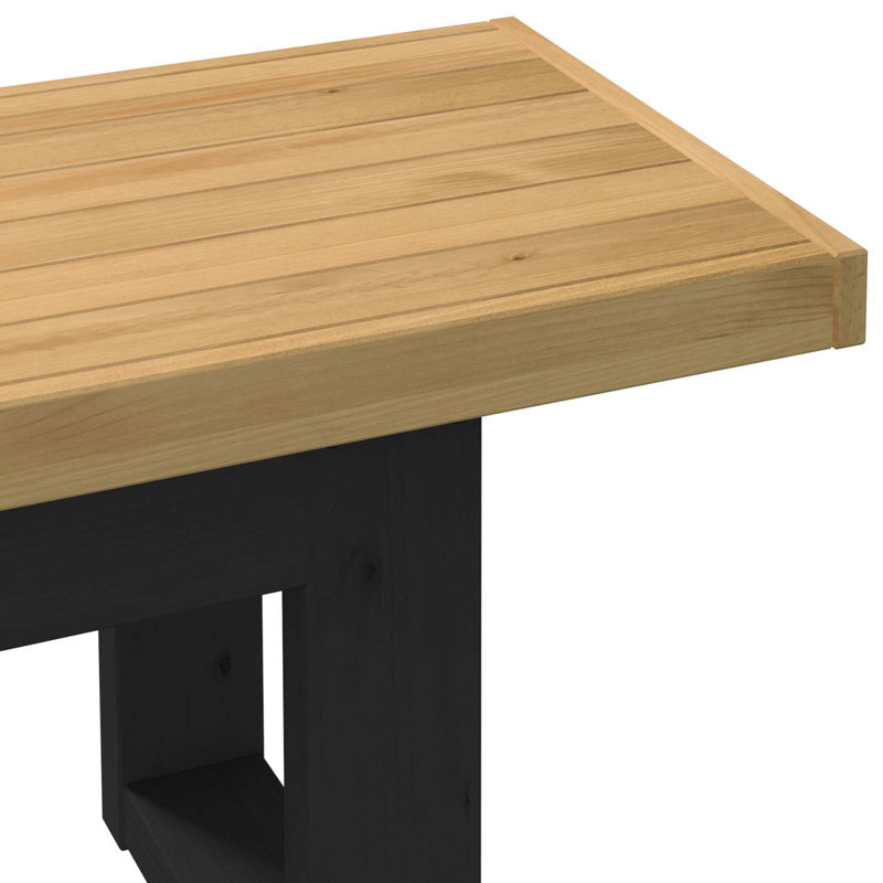 Solid Wood Bench, Natural