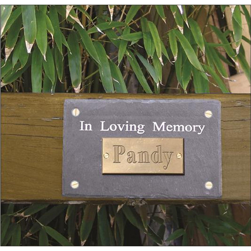 Raffael Metal Memorial Plaque