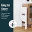Escabeau pliable avec pédales larges-2104997242