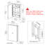 Ebern Designs Chouhan, miroir biseauté et tablettes réglables pour la salle de bain, encastrées ou en surface.-278446481-277795513-277795512