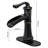 Deluge Waterfall Oil-Rubbed Bronze Single Hole, Single Handle With Drain Assembly & Deck Plate